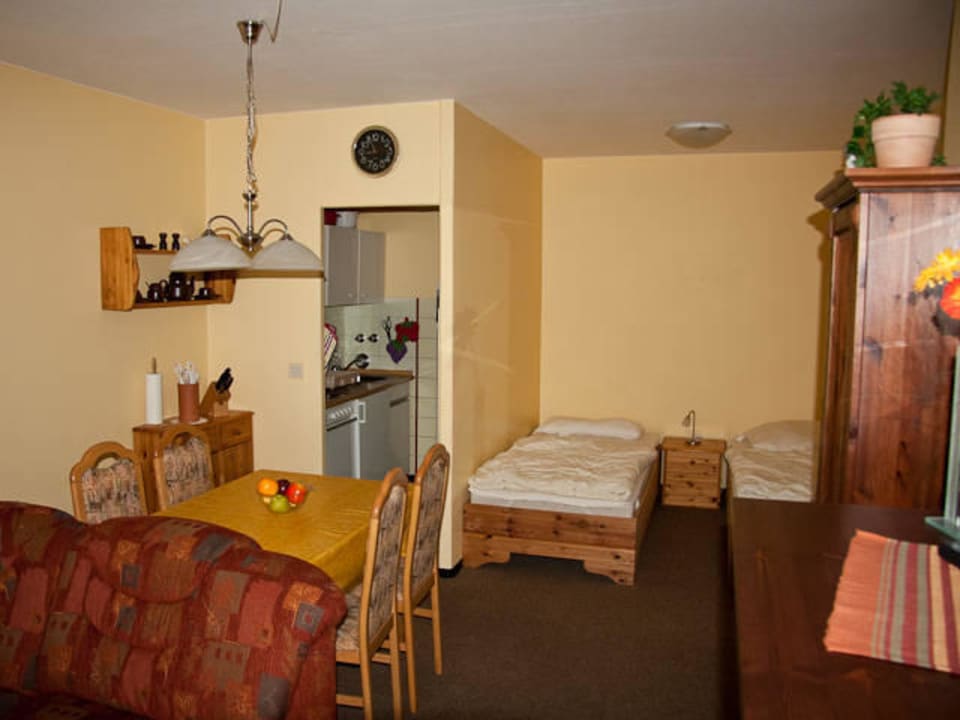 Schlafbereich Ferienwohnung B3 Strandhochhaus Sahlenburg