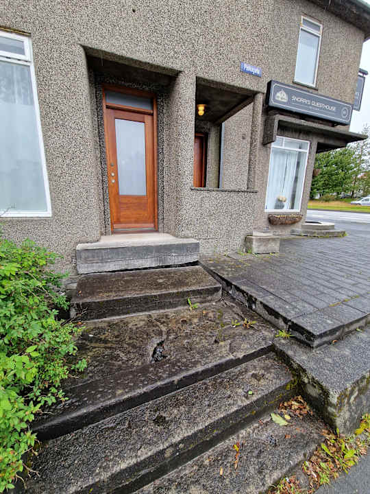 Außenansicht Guesthouse Snorri