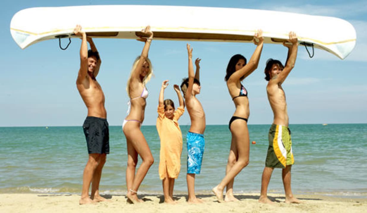 Spiaggia dell'hotel Berti Hotels Vacanze Abruzzo