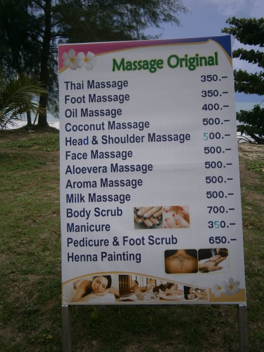 Massagepreise Kantary Beach Hotel - KHAO LAK