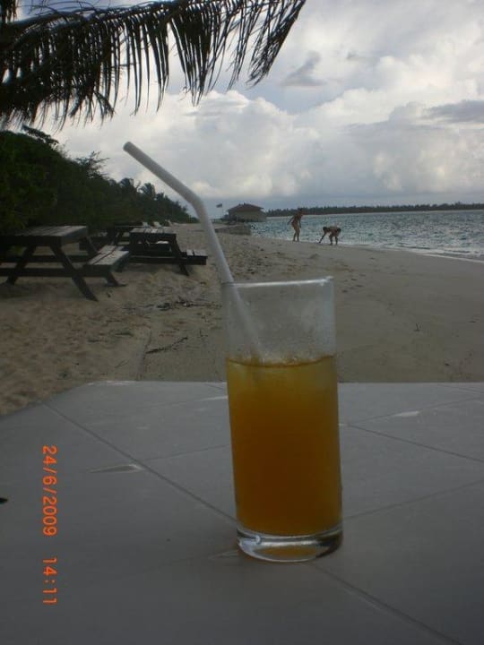 Blick von der Bar Summer Island Maldives