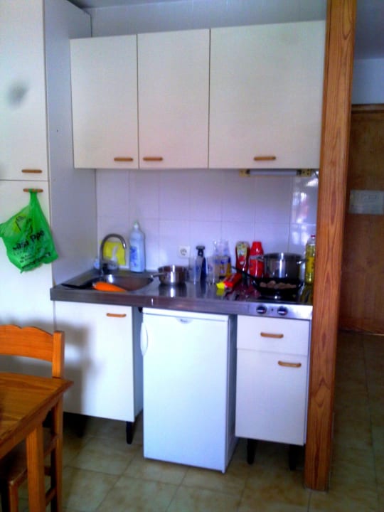 Außreichende Küche FLOR los Almendros Apartamentos