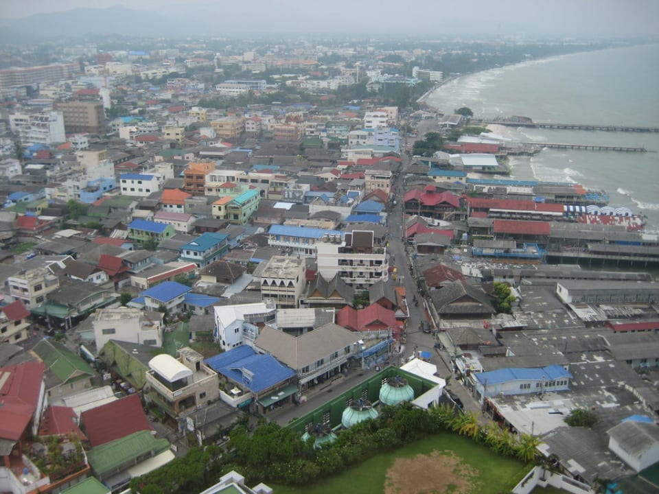 Ausblick von der Dachterrasse Hilton Hua Hin Resort & Spa