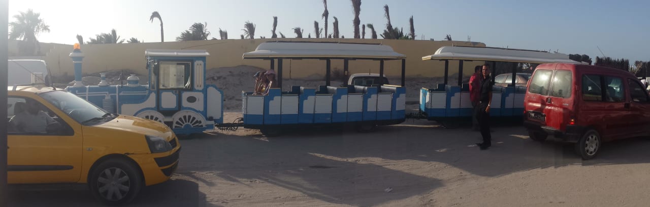 Bimmelbahn zum Hotel unpünktlich! Hotel Djerba Resort