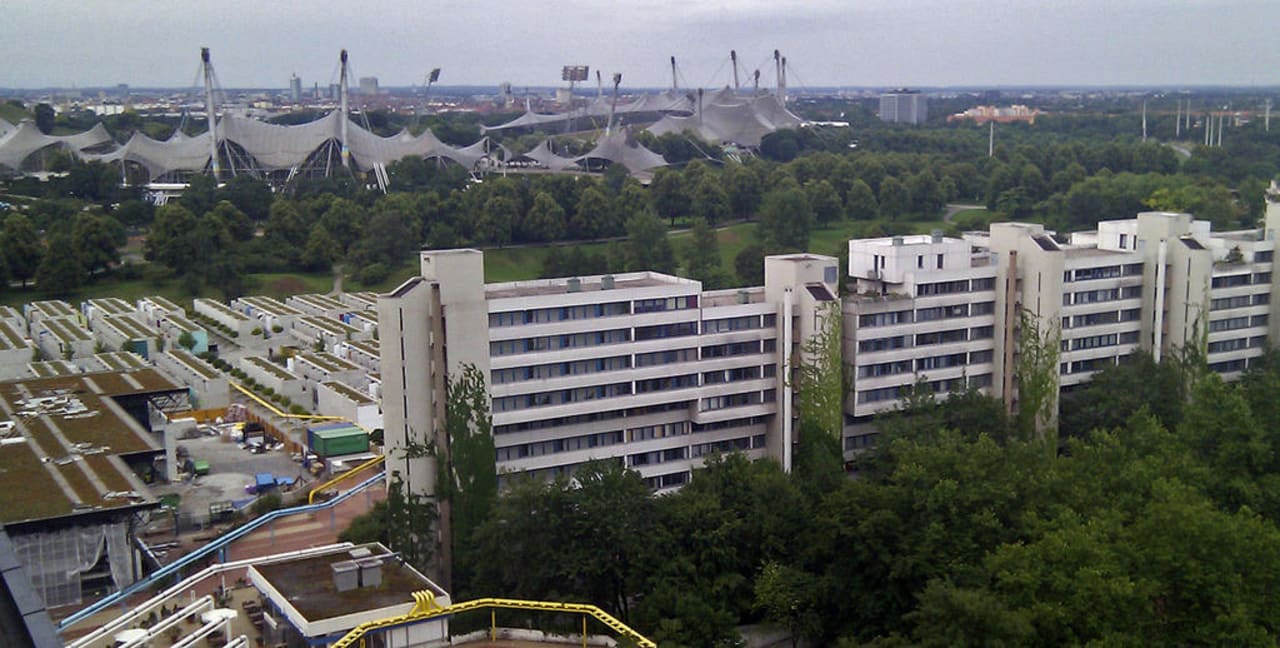 Tolle Aussicht Arthotel ANA im Olympiapark