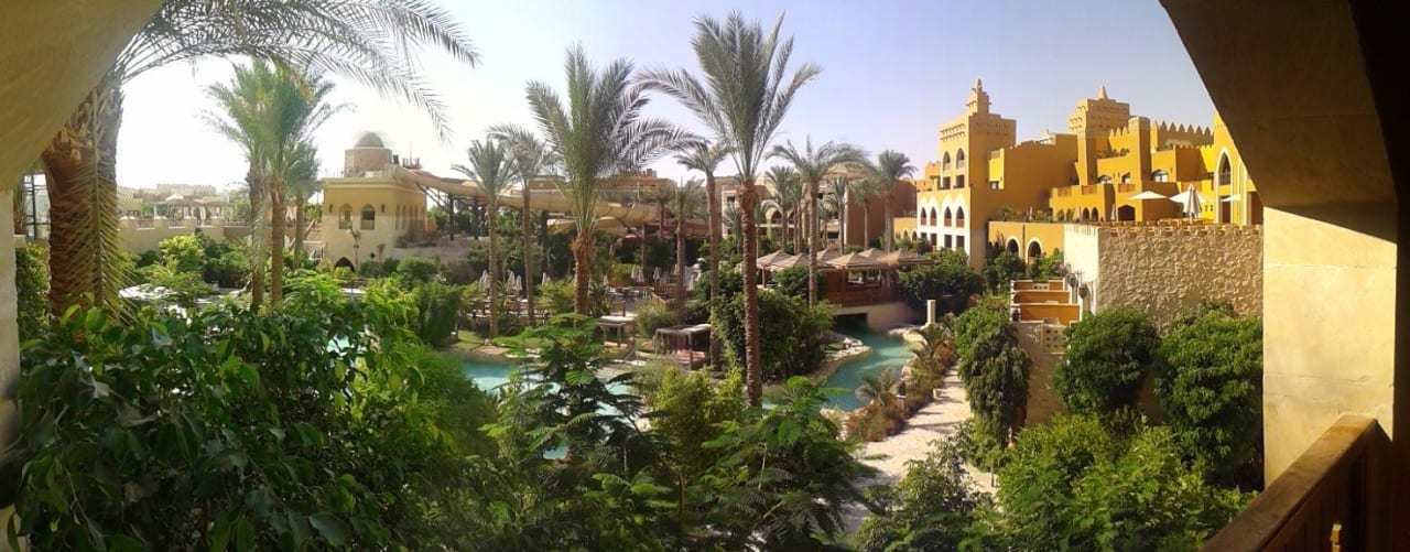 Panoramablick aus Juniorsuite Grand Waterworld Makadi & Family Star Makadi