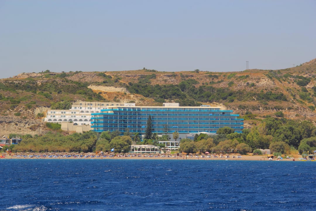 Ansicht vom Meer aus Hotel Calypso Beach