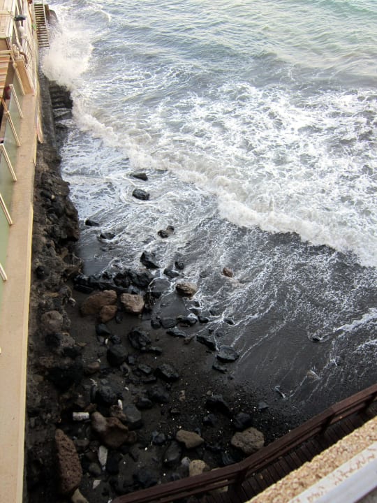 Die Brandung unter dem Fenster Hotel Medano