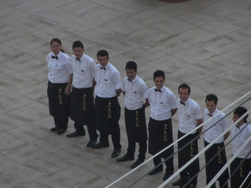 Aufstellung beim Galaabend  Alaiye Resort & Spa