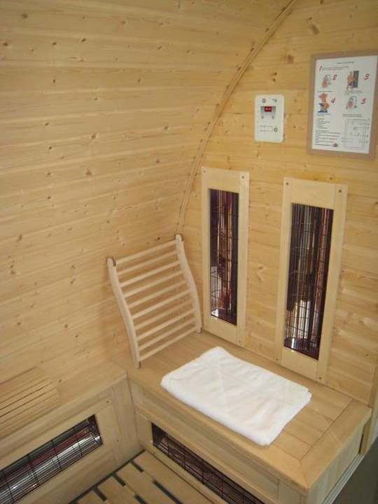 Infrared sauna Hotel Suites Vliegtuigsuite