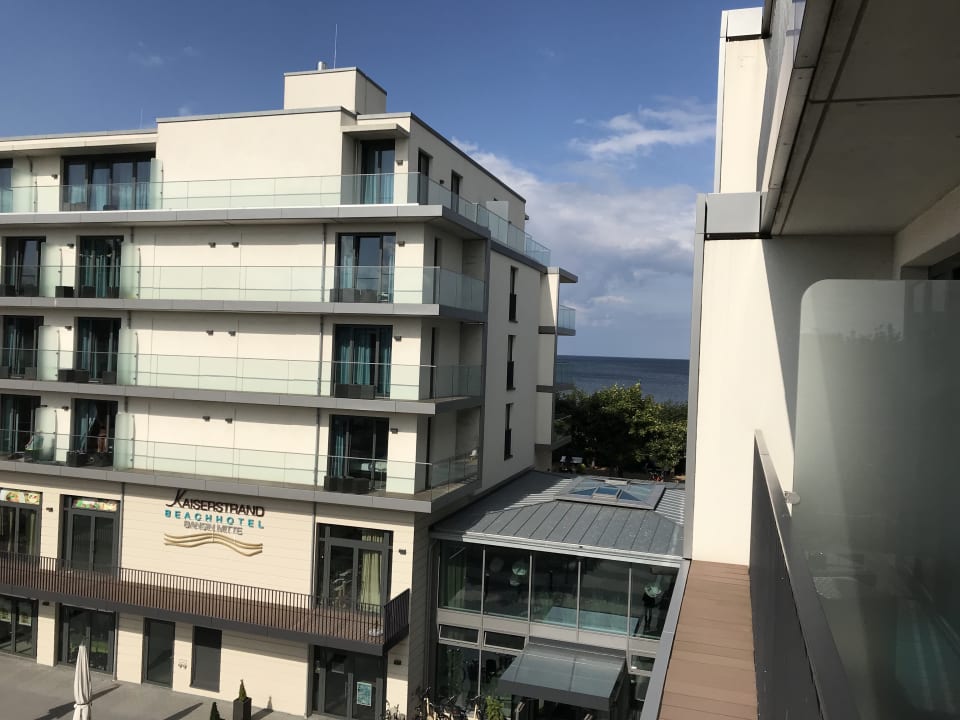 Ausblick SEETELHOTEL Kaiserstrand Beachhotel
