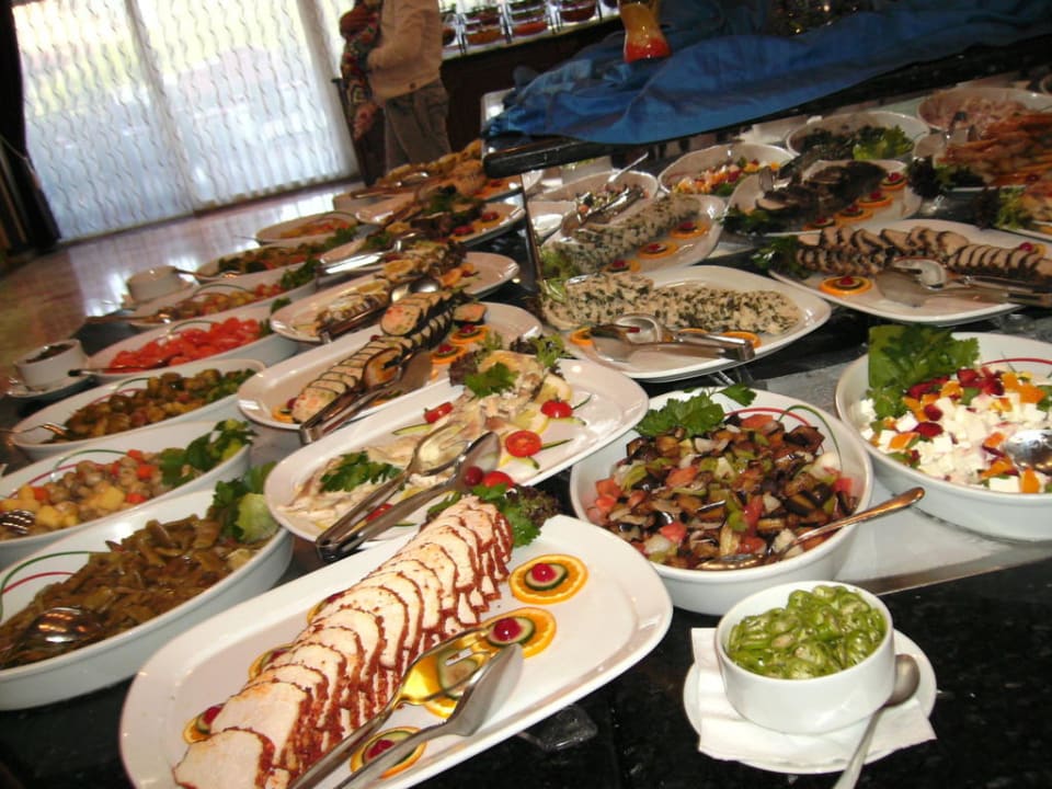 Teil des Vorspeisenbüffets Papillon Belvil