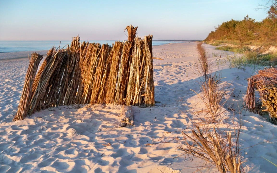 Abends am Senatorstrand Hotel Senator