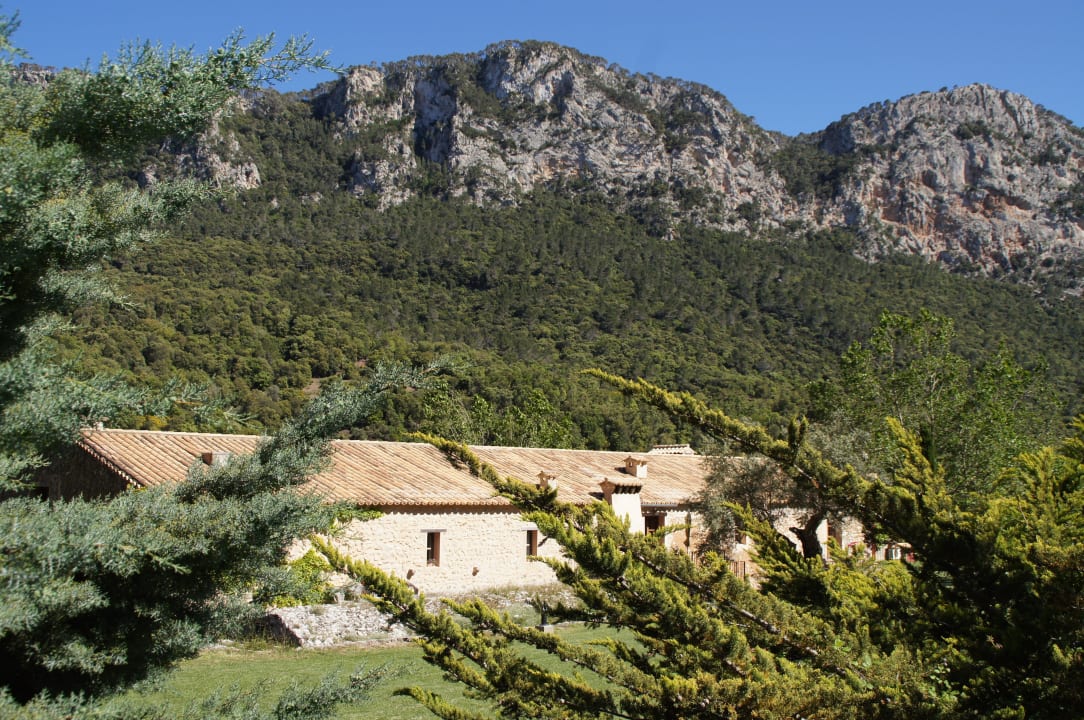 Im Hintergrund Penyal Honor Finca Honor Vell