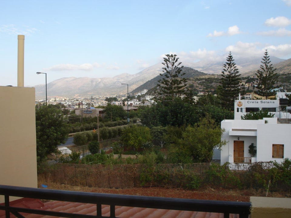 Blick vom Balkon Hotel Paloma Garden