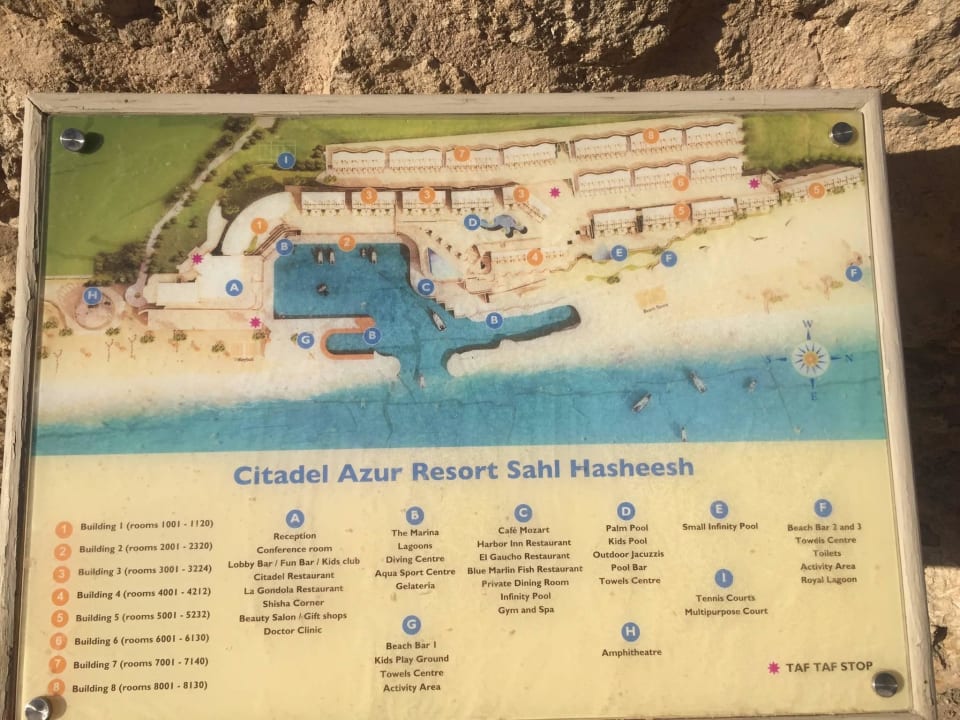 Lageplan Pickalbatros Citadel Resort