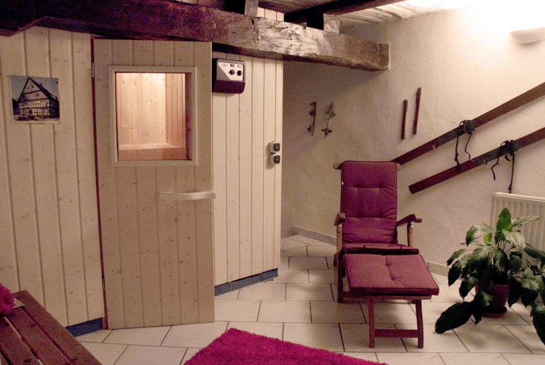 Die hauseigene finnische Sauna Ferienhaus Zehntscheune