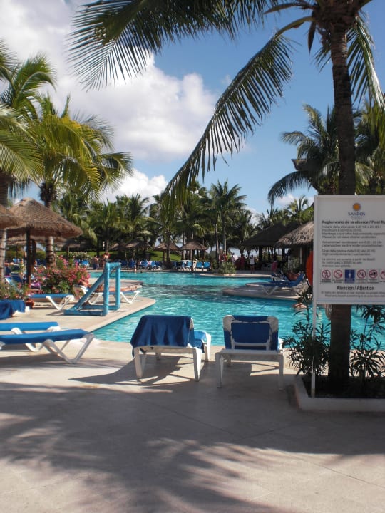 Pool Strandbereich Sandos Playacar Beach Resort