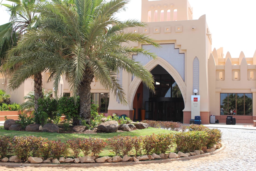 Hoteleingang Hotel Riu Touareg