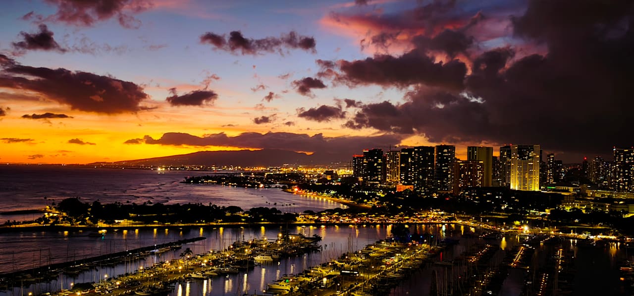 Ausblick Hilton Hawaiian Village Waikiki Beach Resort