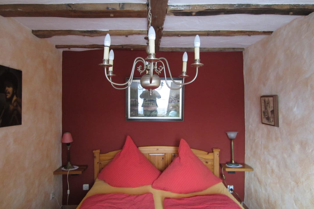 Schlafzimmer Eifel-Hotel Historische Wassermühle