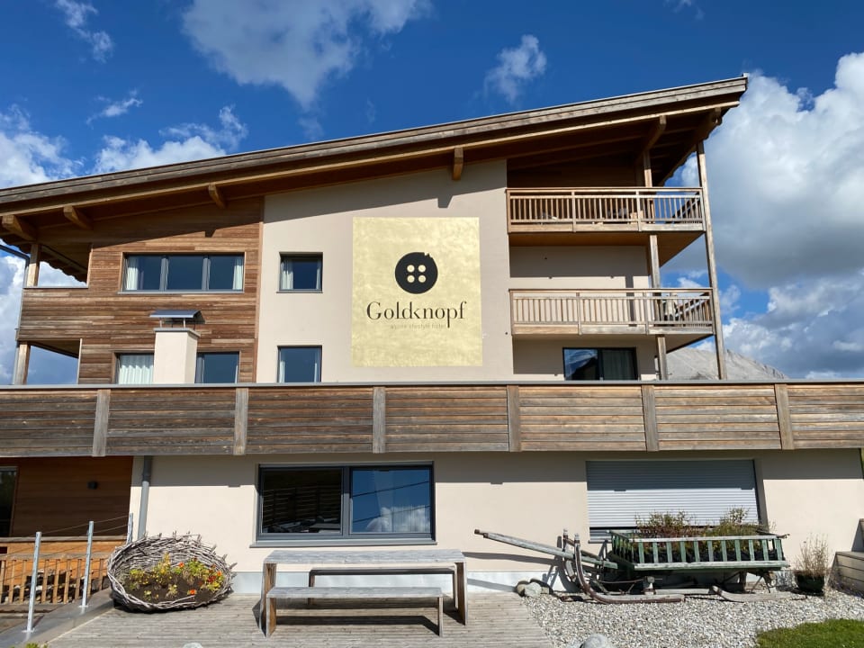Außenansicht Goldknopf alpine lifestyle hotel