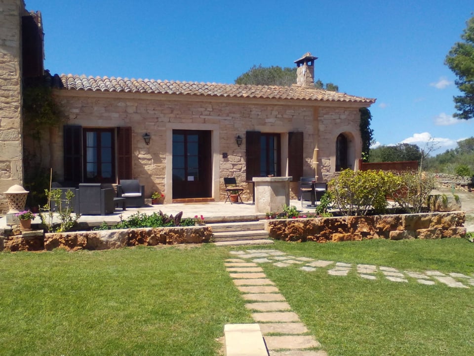 Frühstücksterrasse Finca Es Carbó