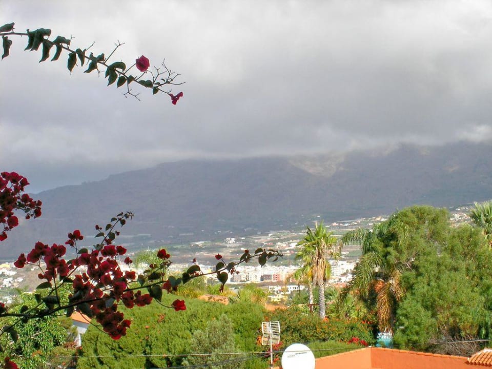 Blick von unserer Villa über die Landschaft La Palma Jardin