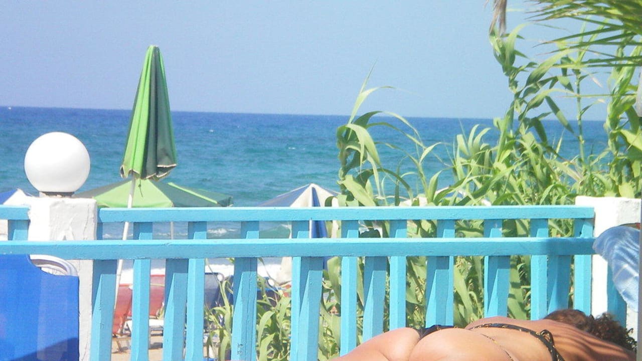 Blick vom Pool zum Meer allsun Hotel Carolina Mare