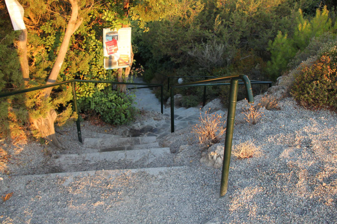 Weg zum Strand Rodos Princess Beach Hotel & Spa