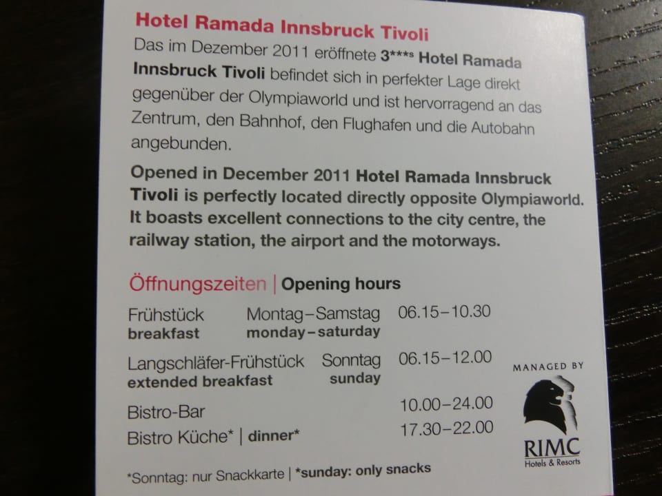 Frühstück Hilton Garden Inn Innsbruck Tivoli