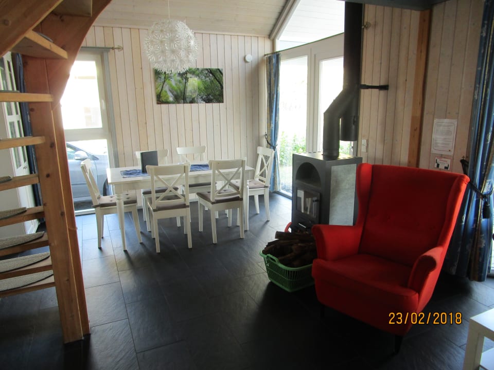 Wohnzimmer mit Essbereich Ferienpark Scharmützelsee