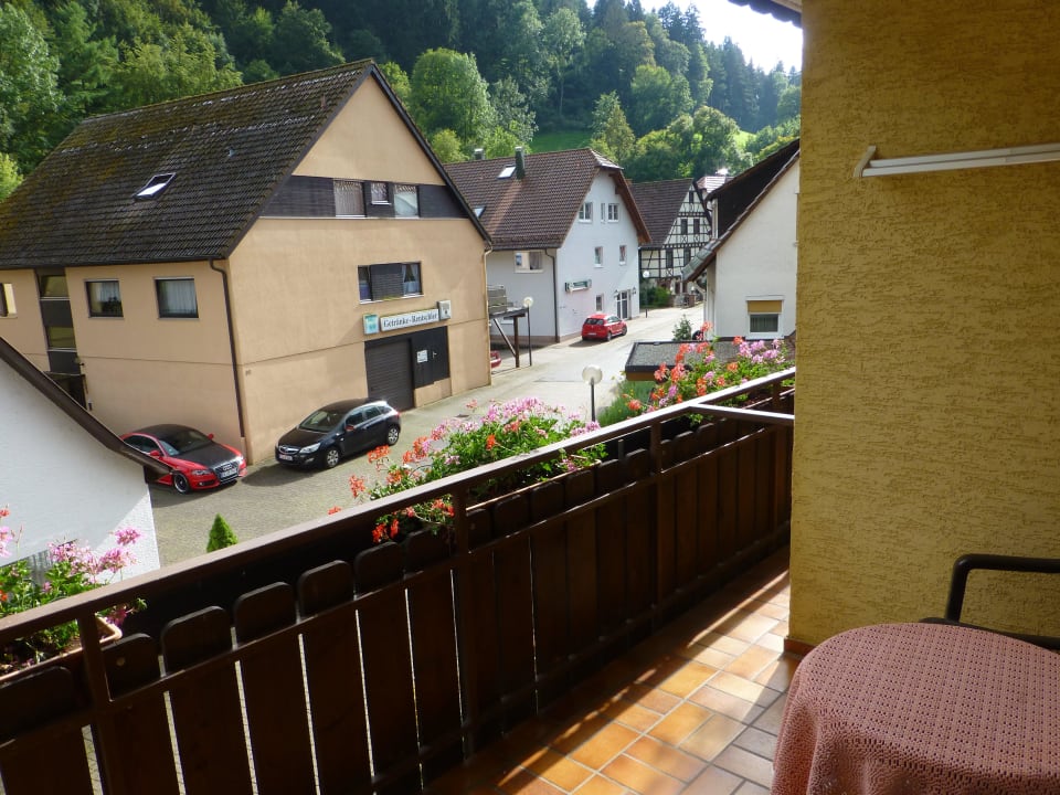 Blick vom Balkon  Hotel Lamm