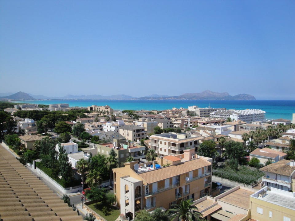 Blick vom Zimmer Richtung Alcudia Grupotel Montecarlo