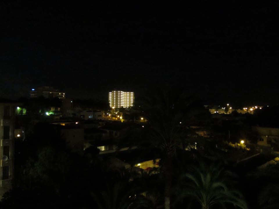 Aussicht vom Balkon nach Nordost Hotel HM Ayron Park