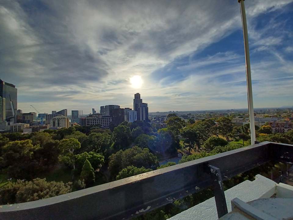 Ausblick Hotel Radisson On Flagstaff Gardens