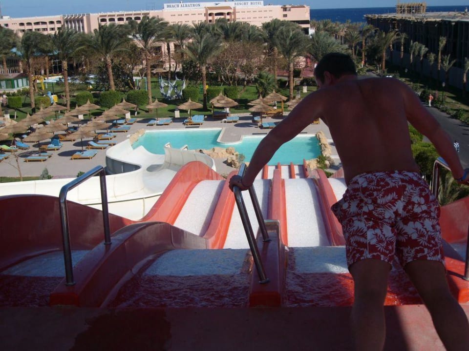 Die Rutschen mit super Ausblick Beach Albatros Resort