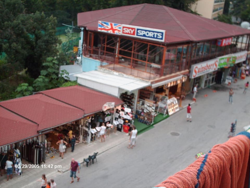 Blick vom Balkon Party Hotel Golden Sands - Adults only