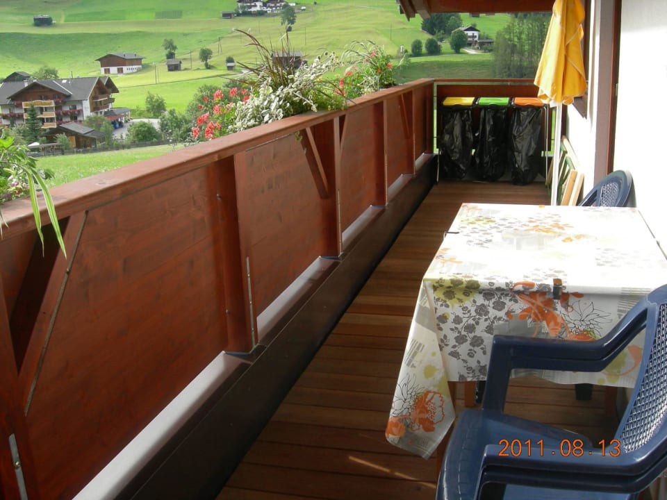 Ausblick vom Balkon Haus Schlenz