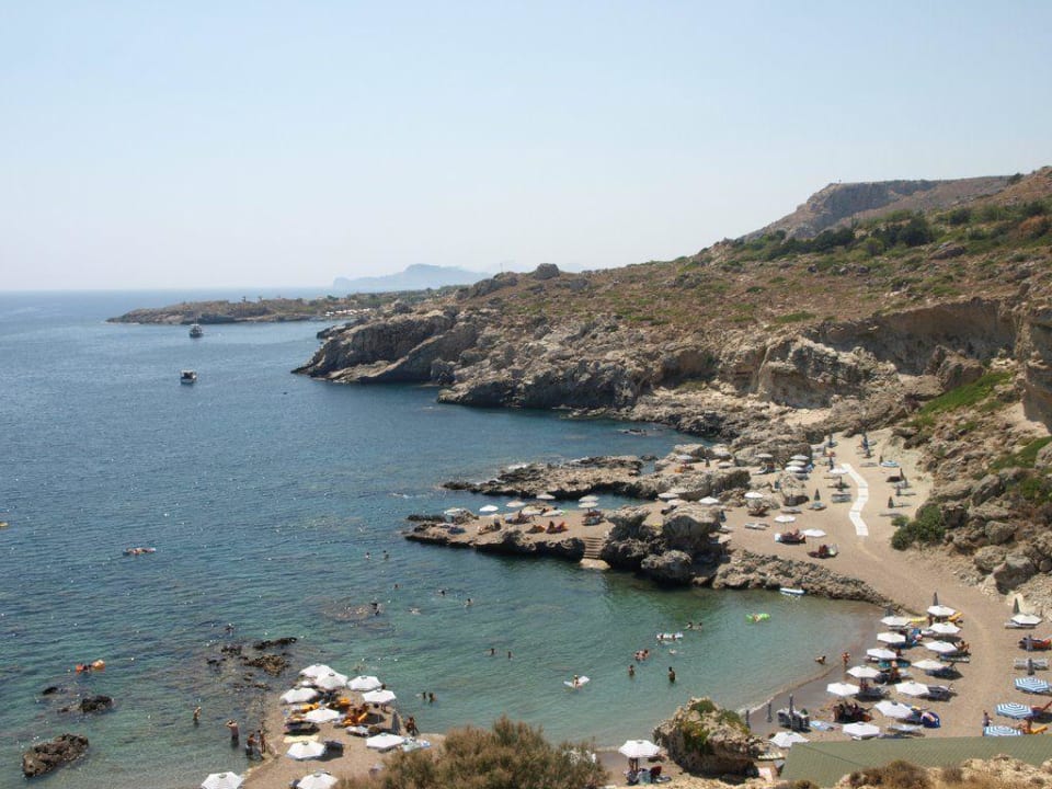 Piaszczysta plaza, beach - sandy beach Hotel Kalithea Horizon Royal