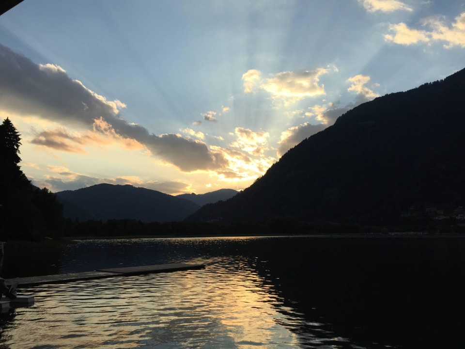 Vom Restaurant auf den See ROBINSON LANDSKRON
