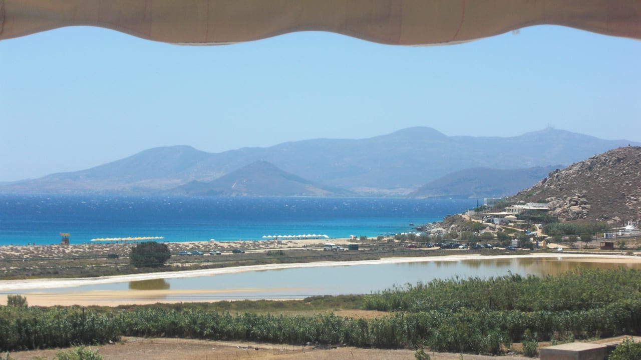 Blick vom Balkon Koulas Pension - Red Lake