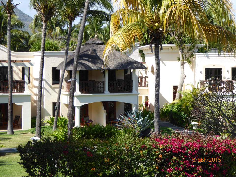 Oben unser Zimmer Hilton Mauritius Resort & Spa