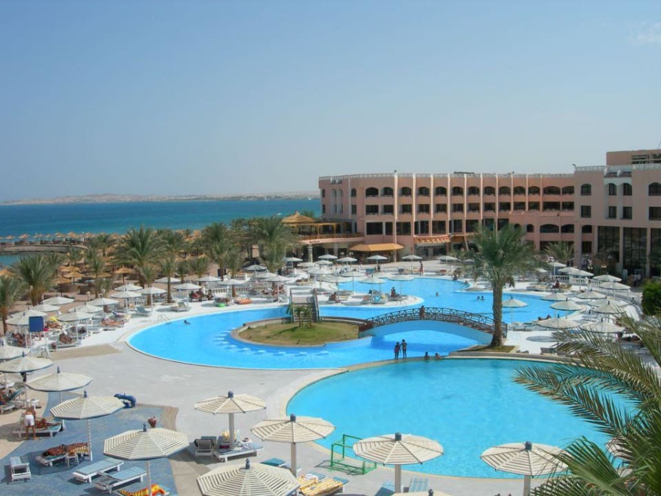 Bilck aus dem Zimmer Beach Albatros Resort