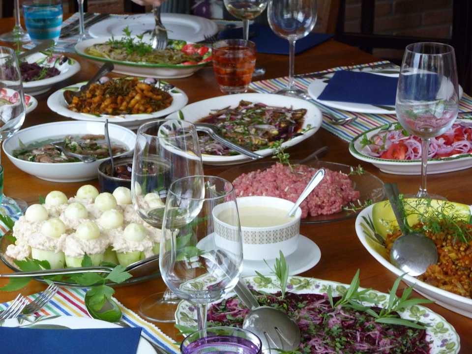 Il buono antipasta-buffet... Il Grillo Parlante