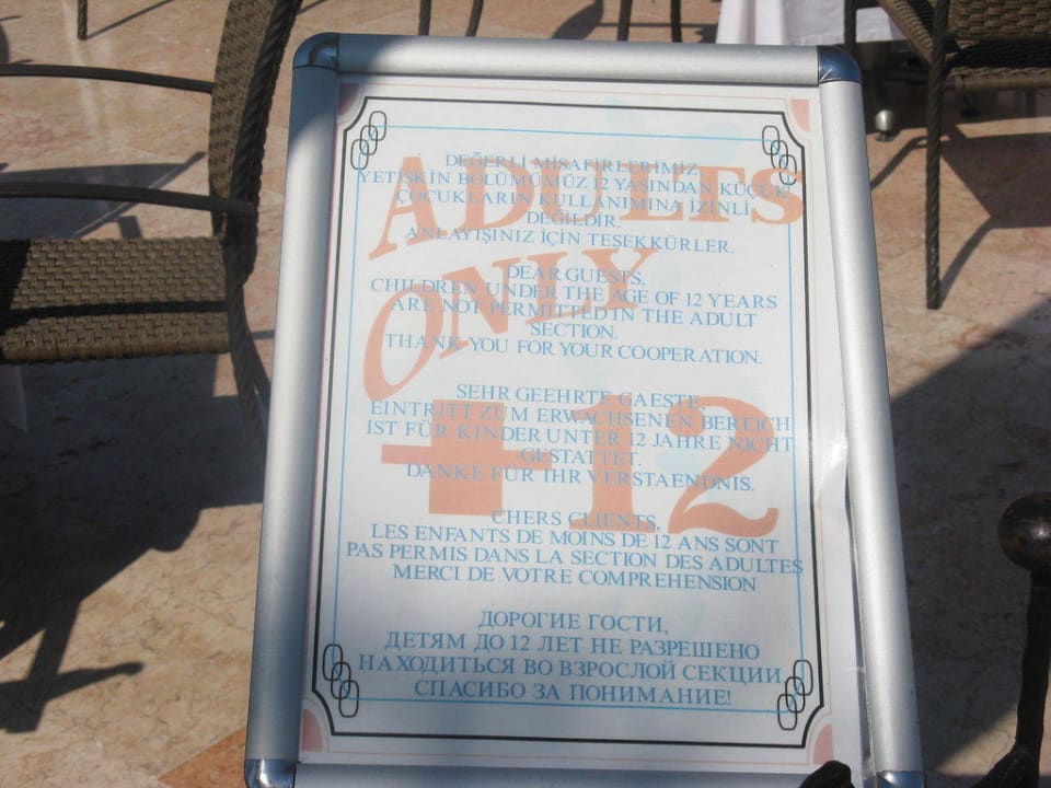 Nur für Gäste über 12 Jahre Papillon Belvil