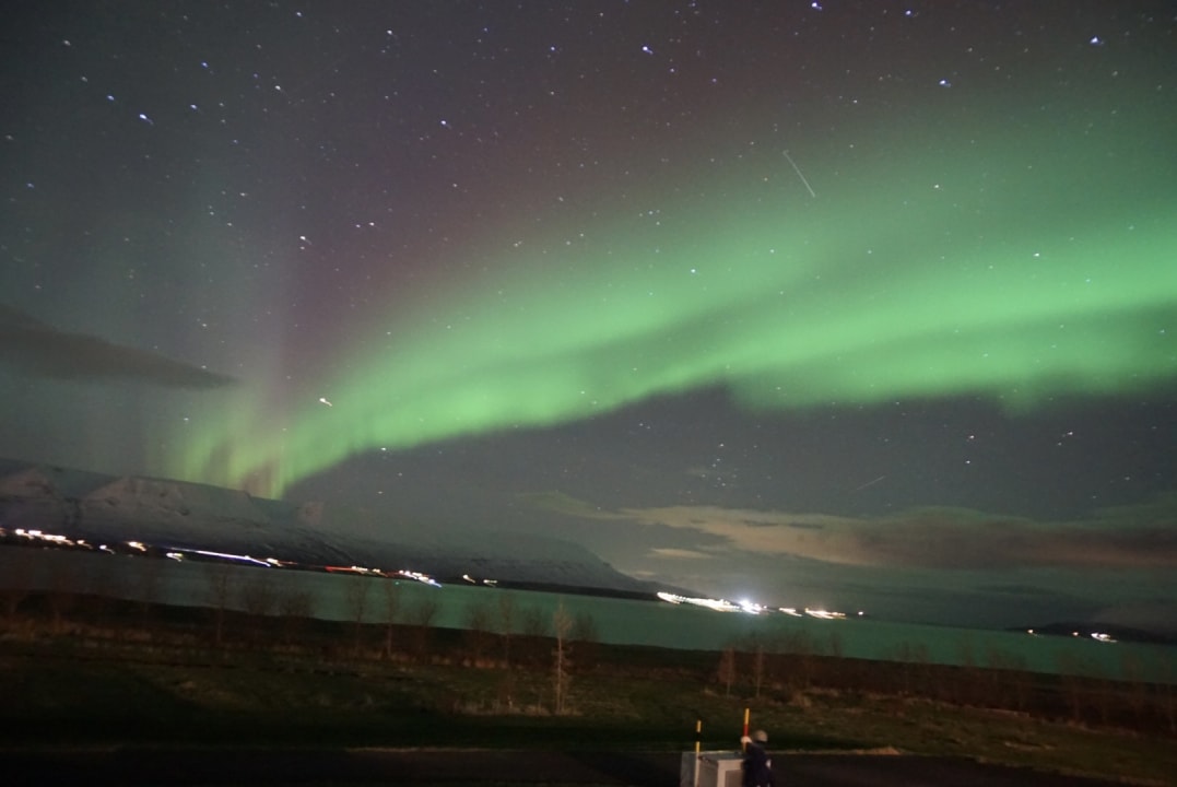 Ausblick Countryhotel Sveinbjarnargerdi