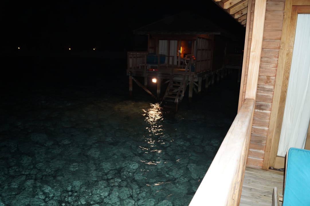 Widok z tarasu Meeru Maldives Resort Island