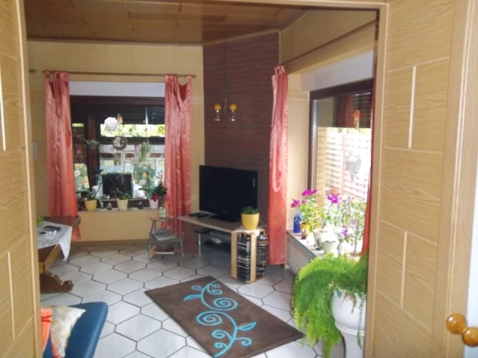 Wohnzimmer Ferienwohnung Umlandt