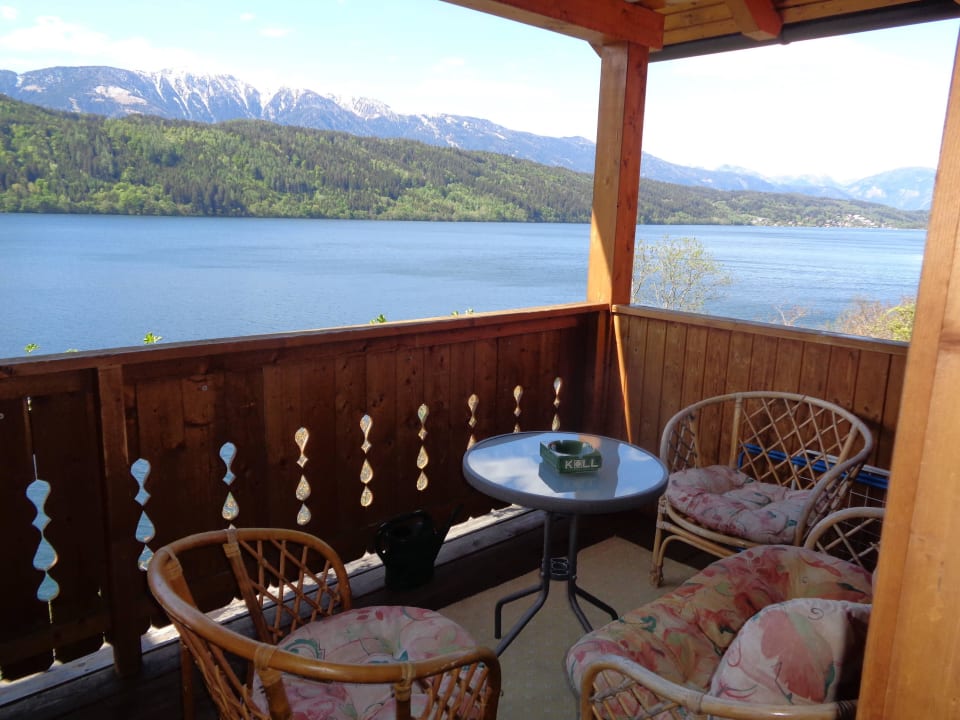 Balkon vom Apartement Nr 10 Pension Sedlak